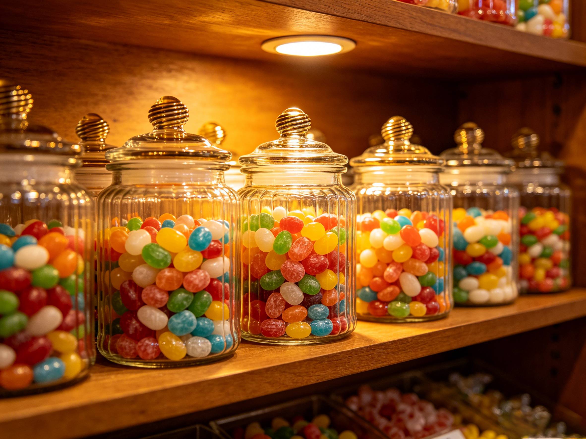 Glass Candy Jars