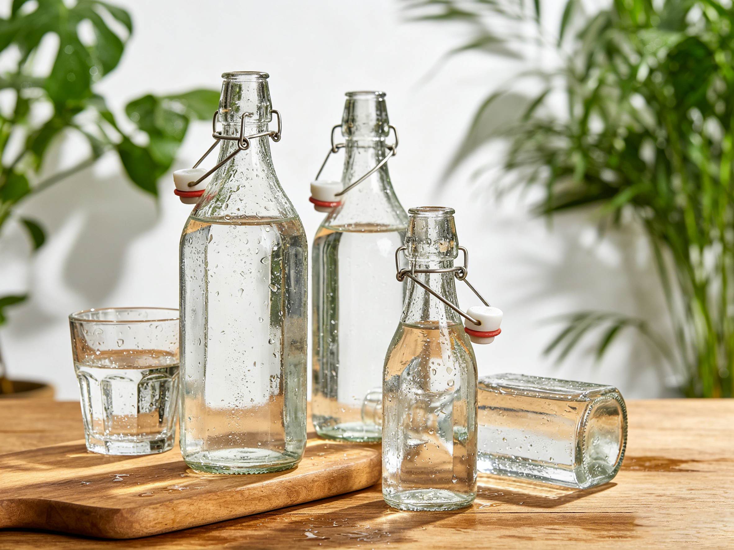 Glass Water Bottles