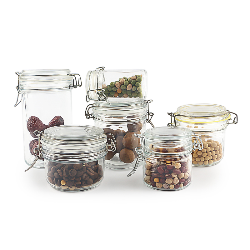 glass jars with clip top2